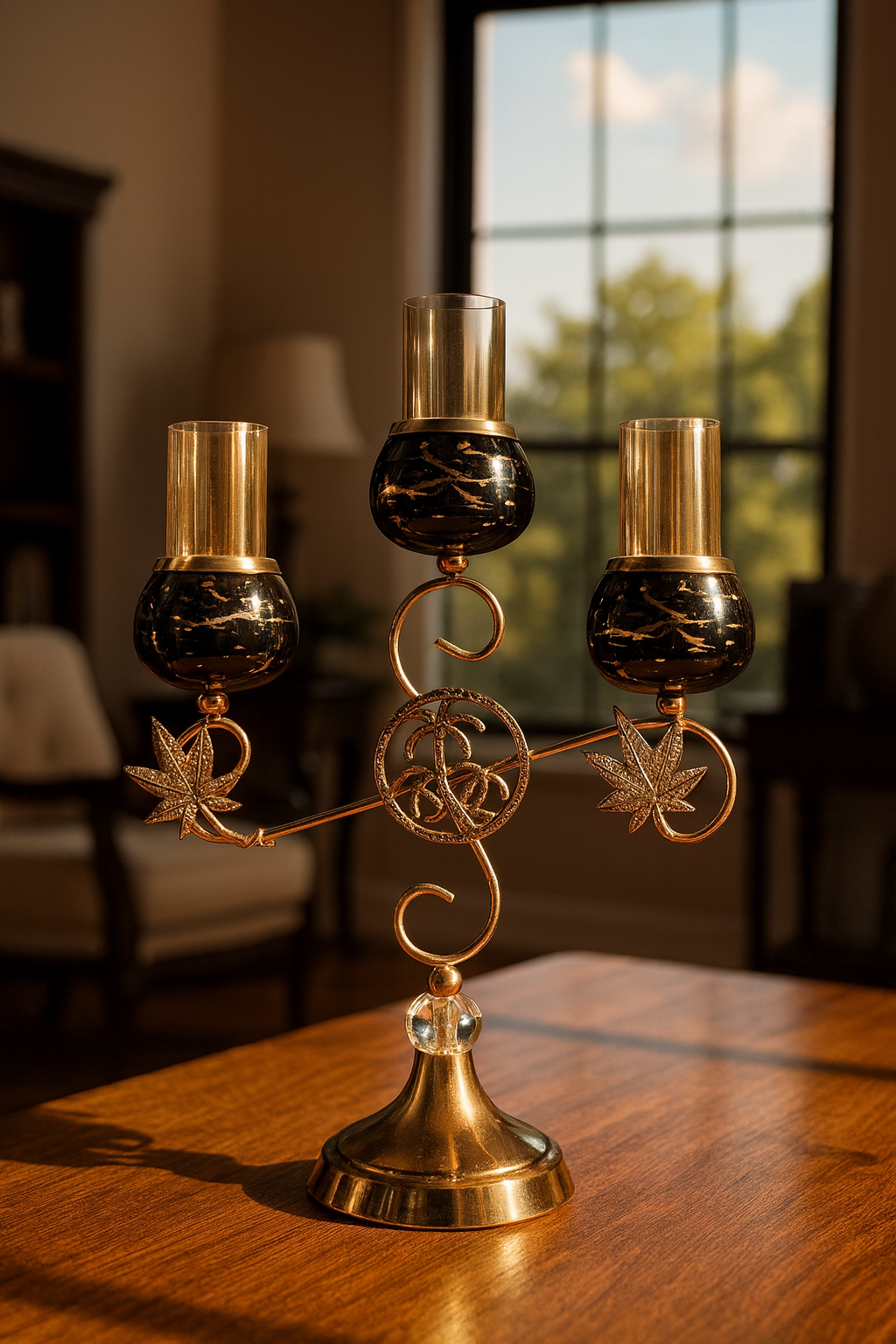 Luxury 3-Head Candle Holder
