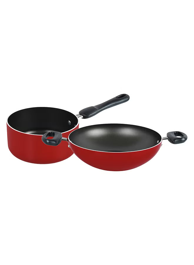 9-Piece Aluminium Non-Stick Coating Durable Design