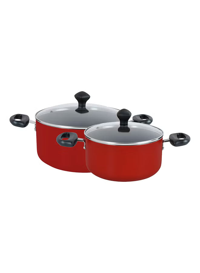 9-Piece Aluminium Non-Stick Coating Durable Design