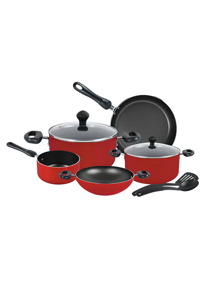 9-Piece Aluminium Non-Stick Coating Durable Design